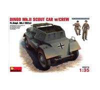 Maqueta Blindado Dingo Mkii Scout Car W/ Pelotón MiniArt 35074 1 :3 5 Tanque P