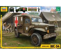 Maqueta Camión Dodge Wc-54 Ambulancia Edition Especial ZVEZDA 3711p 1 :3 5 Pimp