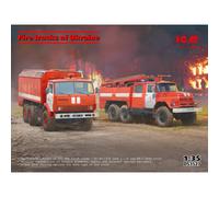 Maqueta Camión Fire Trucks De Ucrania |ICM|DS3527| 1:35 Maqueta Tanque Promo