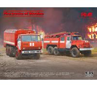 Maqueta Camión Fire Trucks De Ucrania |ICM|DS3527| 1:35 Maqueta Tanque Promo