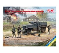 Maqueta Camión G7107 IN German Estación De Con Infantería ICM 35588 1 :3 5