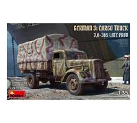Maqueta Camión German 3t Cargo Truck 3.6-36s Late Prod MiniArt 35459 1 :3 5 Maq