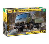 Maqueta Camión Ruso 2-axle Military Truck K-4350 ZVEZDA 3692 1 :3 5 Maqueta C