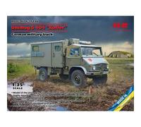 ICM 35136 - 1 :3 5 Unimog S 404 Con Box Body , Alemán Militar Camión - Nuevo