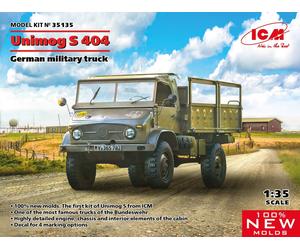 Maqueta Camión Unimog S 404 German Military Truck ICM 35135 1 :3 5