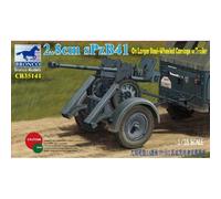 Maqueta Canon 2.8cm Spzb41 On Larger Steel-Wheeled Carriage W/ Trailer BRONCO MB
