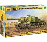 Maqueta Canon Adv Soviético Isu-152 Soviet Tank Destroyer ZVEZDA 3532 1
