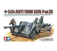 Maqueta Canon German 5CM Antitanque Gun ( Pak 38) TAMIYA 35392 1 :3 5 Maqueta C