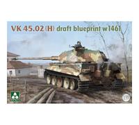 Maqueta Char Prototype Vk45.02(h) Plano De Diseño Takom 2191 A 1:35. Reproduct