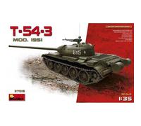 Maqueta Char T-54-3 Tanque Medio Soviético. Mod 1951 Miniart 37015 1/35
