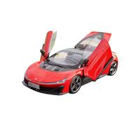 Maqueta Coche 1:18 para GAC Hyper SSR New Energy Racing Sports Modelo Coleccionable Regalo para Entusiastas del Coche Rojo