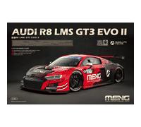 Maqueta Coche Audi R8 Lms Gt3 Evo II Absolute Carreras MENG cs-009 1:24 Máscara