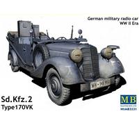 Maqueta Coche Sd.kfz. 2 Tipo 170vk German Military Radio Car Master Box 3531