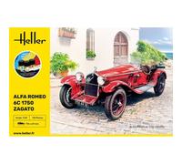 Maqueta Coche Starter Kit Alfa Romeo 6C 1750 Zagato |HELLER|56715| 1:24 Maqueta