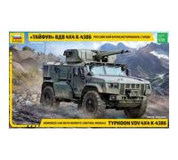 Maqueta Coche Typhoon Vdv 4x4 K-4386 Armored Car Con Remoto Controled Módulo