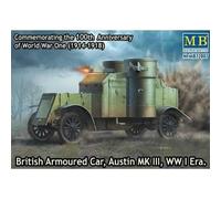 Maqueta Coche Yield British Armoured Car Austin Mk III Ww I Era Master Box