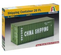 Maqueta Contenedor De Envío 20 Pies Italeri 3888 1/24 Maqueta Tanque Promo