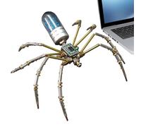Maqueta de araña mecánica Steampunk | Puzzle mecánico de Metal 3D Hecho a Mano, Kit de Ocio para Modelo de araña, para Actividades Escolares, de Ocio en casa, Tiempo Familiar, Festivales y