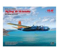 Maqueta De Avión Back JD-1D Invader U.S. Navy Utility Aircraft ICM 48287 1/48