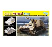Maqueta De Carro Hummel-Wespe, El Pz.Haub Auf Hummel Chasis Dragon 6535 1/35