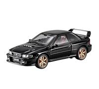 Maqueta de Coche de Juguete 1:32 para Subaru Impreza WRX STI Coche Deportivo Aleación Diecast Metal Carreras Clásicos Modelo Coche Juguete con Sonido Luz Fundido a Troquel(Negro)