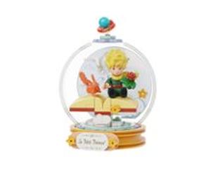 Maqueta De Construccion El Principito Sentado En Un Libro