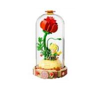 Maqueta de construcción El Principito y la rosa