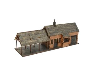 ＡＷＨＡＯ Maqueta de Edificio a Escala 1:72. Escena arquitectónica en Miniatura. Paisaje. Materiales de construcción. Desmontaje. Manualidades DIY. Casa para
