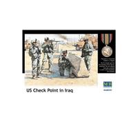 Maqueta De Figurina Del Punto De Control De EE. UU. En Irak 2010