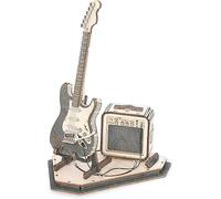 Maqueta de madera guitarra eléctrica clásica con amplificador TG605K