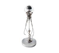 Maqueta de medusa steampunk de metal 3D con luz LED, rompecabezas mecánicos de metal para manualidades, 250 piezas, modelo biónico de ciencia ficción para montar, decoración de mesa creativa, regalo
