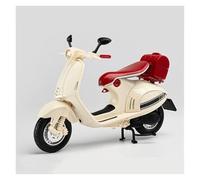Maqueta de Motocicleta Colección 1:12 para Vespa 946 Modelo De Motocicleta A Escala Colección De Regalo para Novios(Blanco)