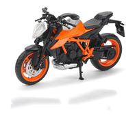Maqueta de Motocicleta Colección 1:18 para 1290 Super para Duke Motocicleta De Aleación Fundida A Presión Ideal para Coleccionistas Y Aficionados(Naranja)