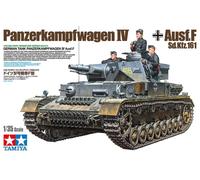 Maqueta De Tanque Panzerkampfwagen Iv Ausf. F Sd.Kfz 161 Tamiya 35374 1/35