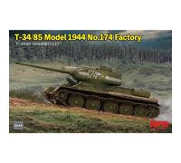 Maqueta De Tanque T-34/85 Modelo 1944 No.174 Factory |Rye Field Model|5040| 1:35