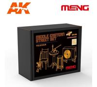 Meng-Model SPS-036-1 :3 5 Mediano Oriental Street Set (Resina) - Nuevo