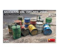 Maqueta Diorama Modern Aceite Drums 200l MiniArt 35615 1/35ème Tanque Promo