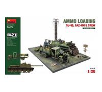 Maqueta Diorama Munición Loading. Su-85, Gaz-Mm & Crew. Big Set MiniArt 36071 1
