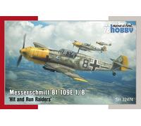 MAQUETA ESPECIAL HOBBY 72474 AVION MESSERSCHMITT BF 109E-1/B ""HIT AND RUN RA...