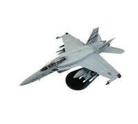 Maqueta estática a Escala 1:100 del avión Combate F-18 Fabricada en aleación fundida a presión Ideal para coleccionistas Juego de Pasatiempos en Miniatura