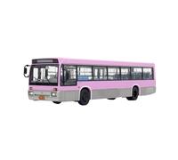 Maqueta Estática Autobús Dd6121hs A Escala 1:64 Fabricada Aleación Recuerdo O para Exhibir Multicolor(Pink)