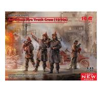 Maqueta Figurina Camión De Bomberos Americano (Años 1910)