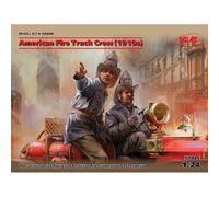 Maqueta Figurina Camión De Bomberos Americano (Años 1910)