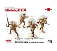 Maqueta Figurina De La Infantería De Los EE. UU. (1918) Icm 35693 1/35