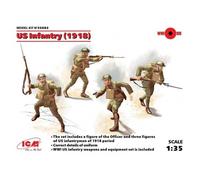 Maqueta Figurina De La Infantería De Los EE. UU. (1918) Icm 35693 1/35