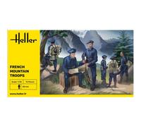Maqueta Figurina De Tropas De Montaña Francesas Heller 81223 1/35