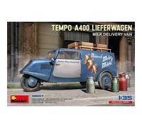 Maqueta Furgoneta Tempo A400 Lieferwagen. Camión De Leche Miniart |38057| 1