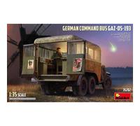 Maqueta Gaz-05-193 Autobús de Mando Alemán Miniart 1/35, Bus de Comando Ww2, En