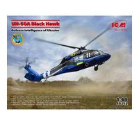 Maqueta Helicóptero Uh-60a Negro Hawk Defence Inteligencia Of Ucrania ICM 483