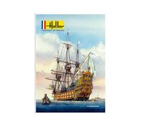 Maqueta Heller 1/100 Del Soleil Royal, Famoso Barco Insignia Francés De 104 C